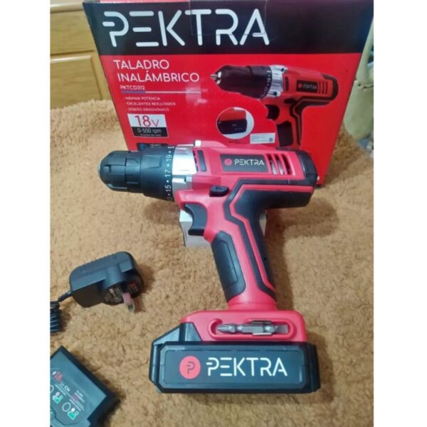Taladro Atornillador Inalámbrico Pektra 18v - Imagen 3